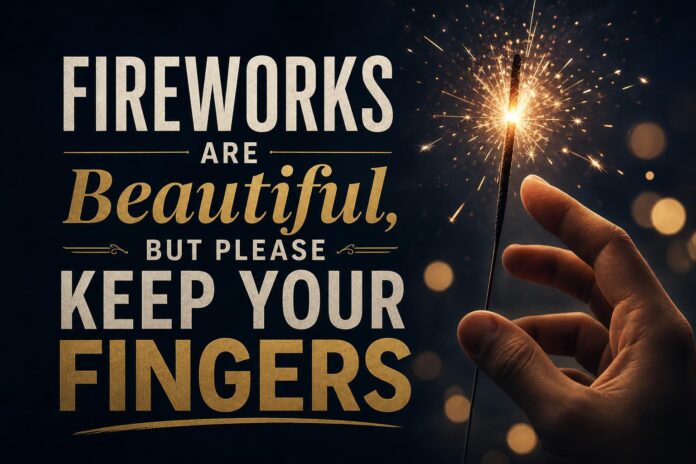 Fireworks Are Beautiful, But Please Keep Your Fingers