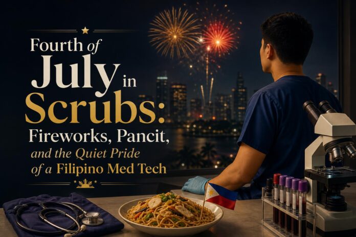 Fourth of July in Scrubs: Fireworks, Pancit, and the Quiet Pride of a Filipino Med Tech